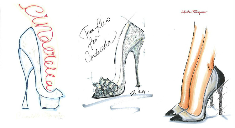 Glass Slipper Cinderella�s shoes get a makeover by designers Glass Slipper Cinderella�s shoes get a makeover by designers