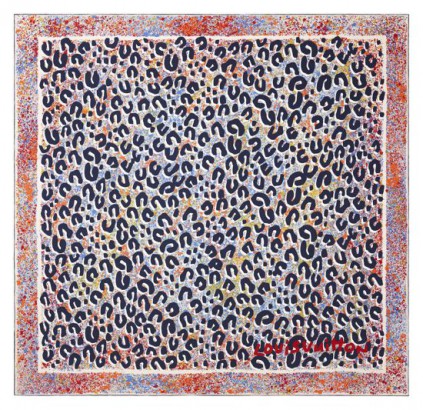 Leopard pattern scarf, Stephen Sprouse for Louis Vuitton