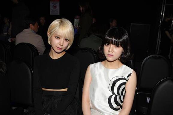 front row at Seoul Fashion Week