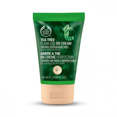 The Body Shop Tea Tree Flawless BB Cream in Light 01 (approx. USD24 for 40ml)