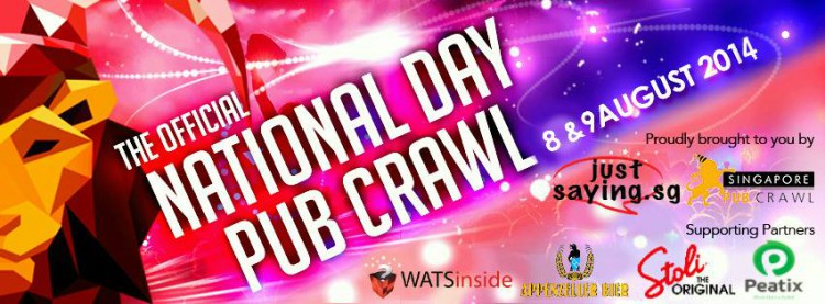Singapore National Day Pub Crawl