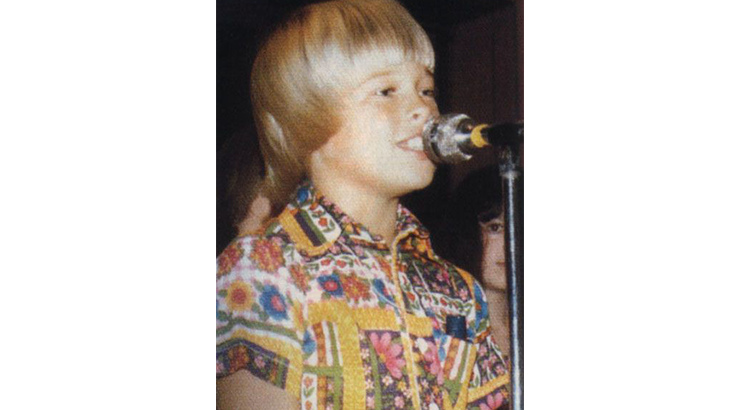Brad Pitt as a child 