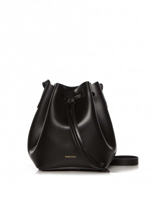 milly perforated leather bucket bag