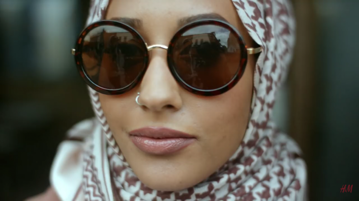 Hijab model in H&M's Close the Loop campaign