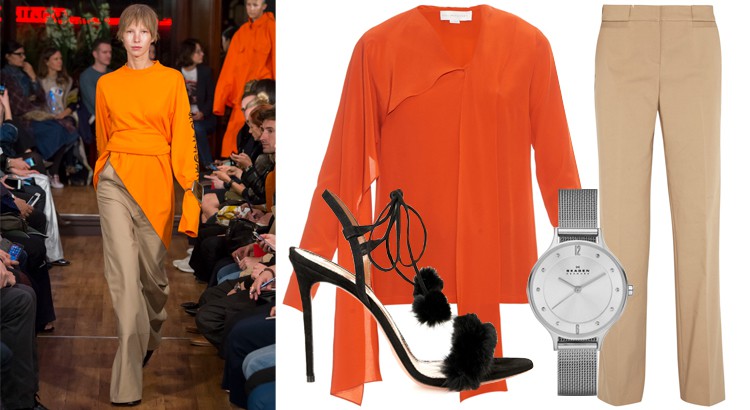 Get the Look: Pumpkin and neutrals from Vetements