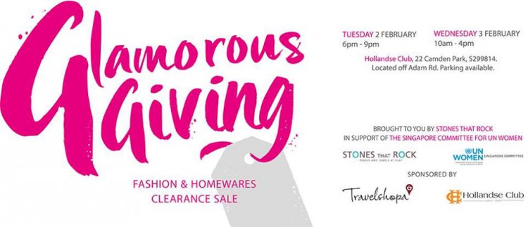 Glamourous Giving-Fashion & Homewares Clearance Sale